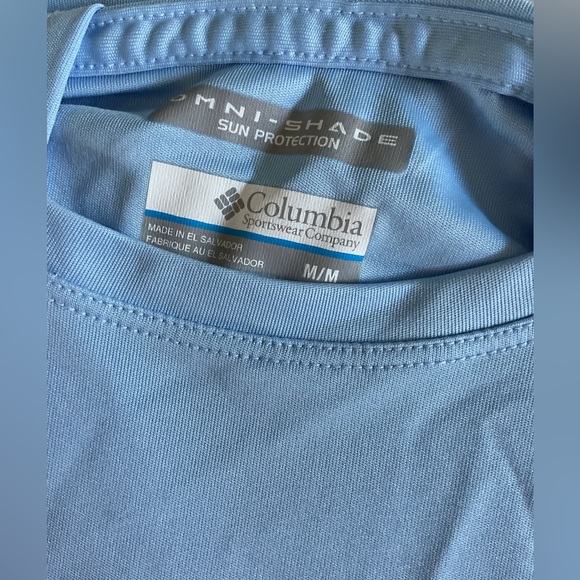 NWOT | COLUMBIA SPORTSWEAR | SUN PROTECTION | LIGHTBLUE | SIZE M - Picture 9 of 12